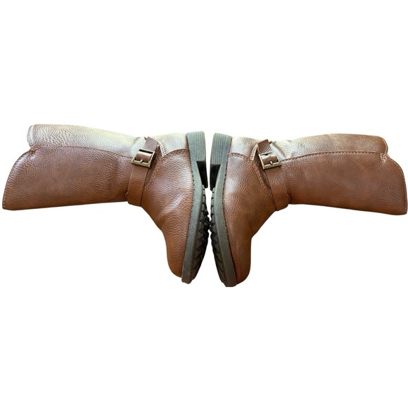 Toddler Girls' OshKosh B'gosh Size 8 Riding Boots – Brown Zip-Up Closure EUC - Picture 3 of 9